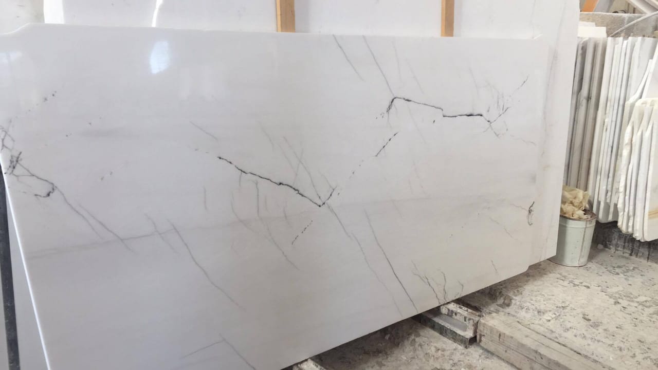 Adonis White Marble Polished Slabs