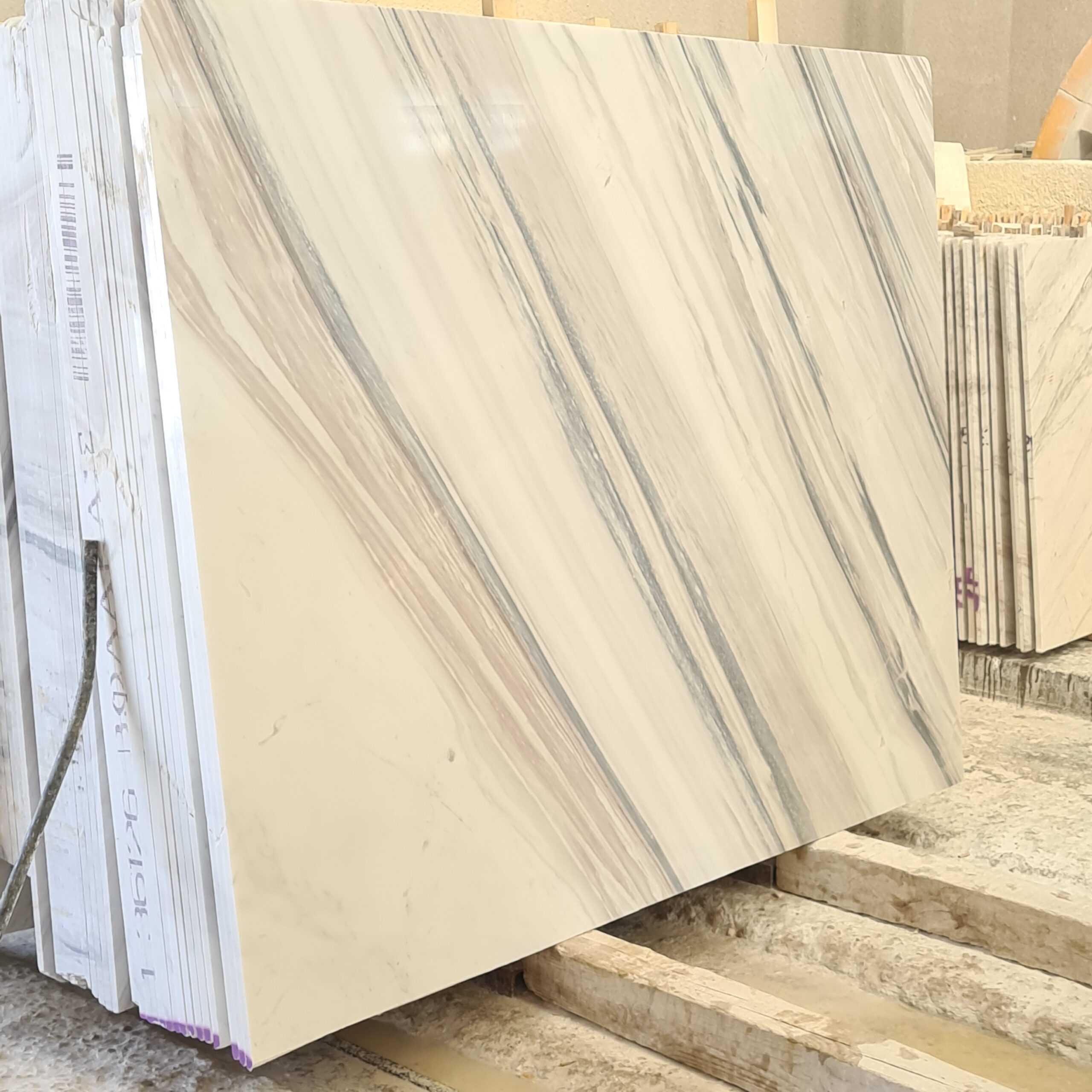 Volakas White Greek Marble type 3 - Image 6